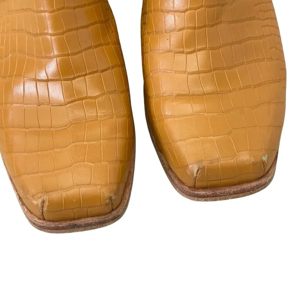 Intentionally Blank Honcho Mule Clogs Mustard Yellow, Size 11 - Picture 3 of 6